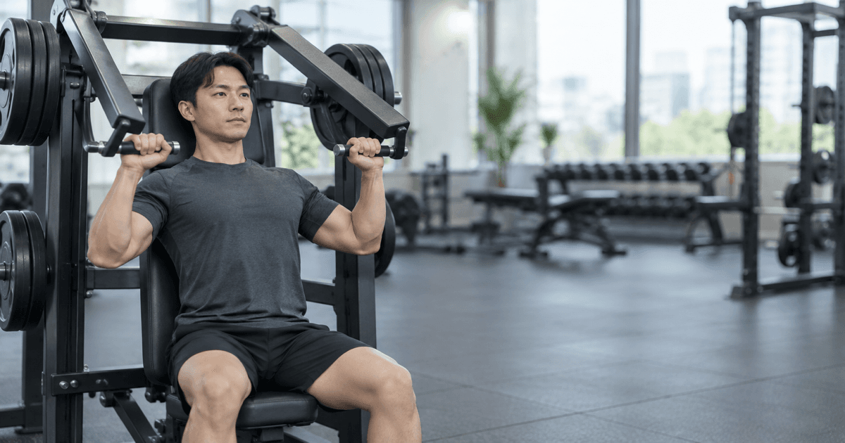 숄더프레스 머신 자세 가이드: 의자 높이와 팔꿈치 위치, 무게 정하는 법